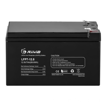 Rechargeable LiFePO4 battery 12.8V7Ah For Solar Ups Bakcup